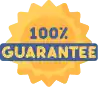100% passing guarantee icon